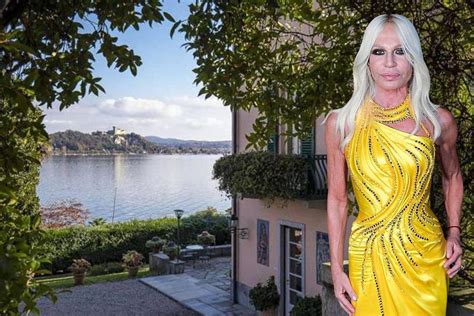 donatella versace lake maggiore